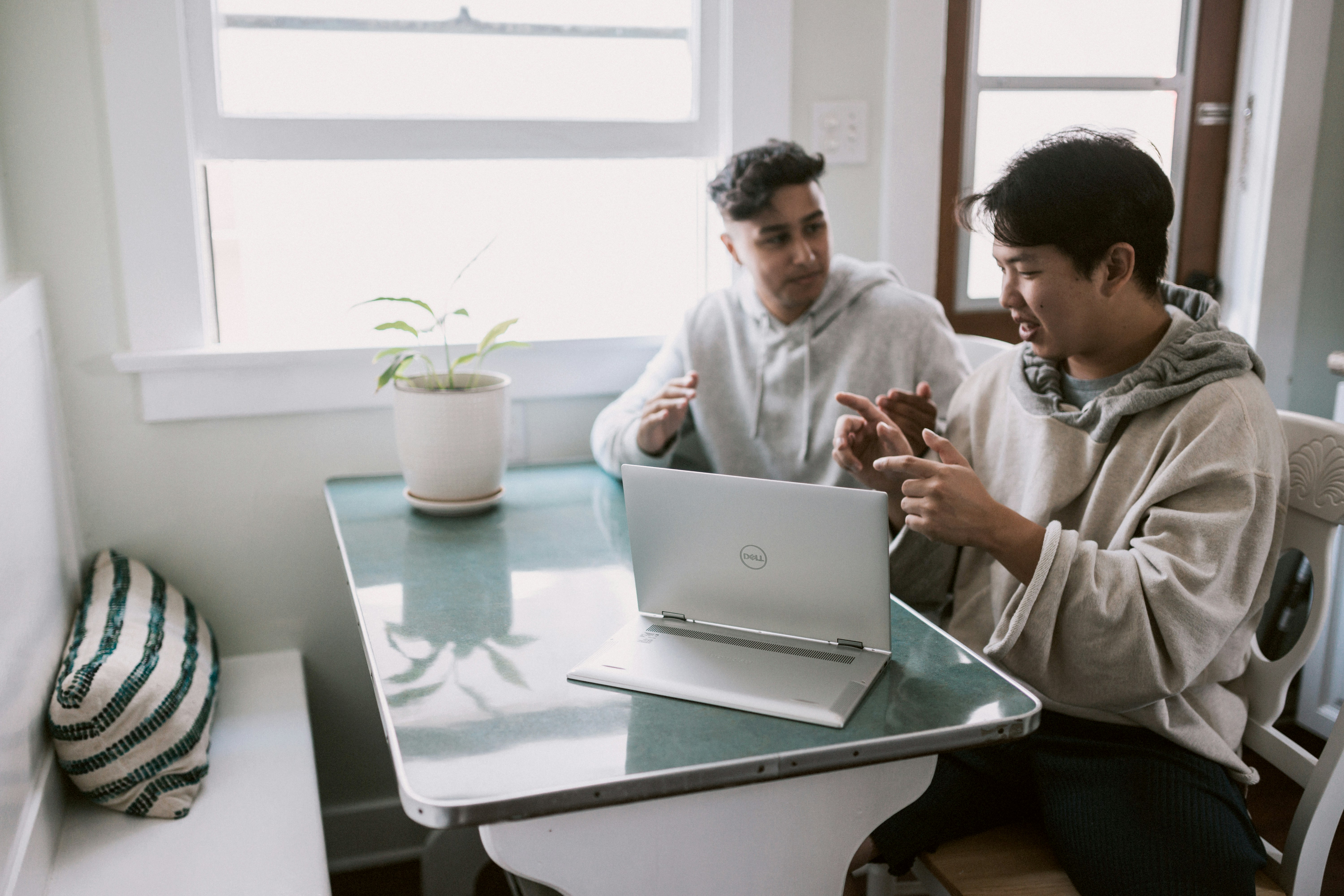 AI consulting team collaborating on innovative solutions